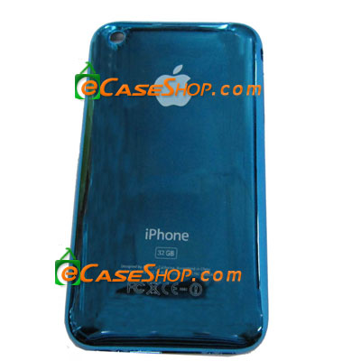 32GB iPhone 3GS Back Case Housing chrome Blue
