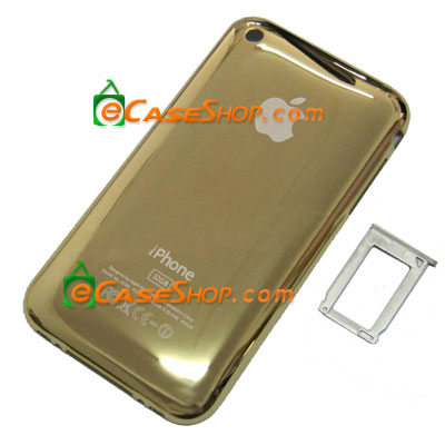 32GB iPhone 3GS Back Cover Housing Chrome Gold