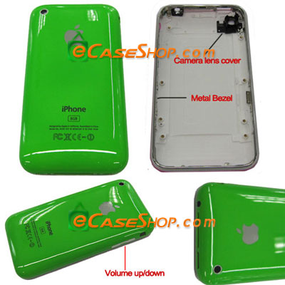 iPhone 3G 16GB Back Faceplate Cover with Bezel