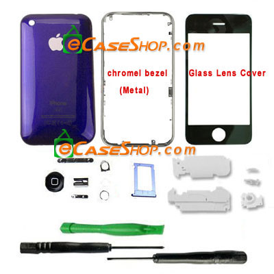 Blue iPhone 3G Housing Replacement Cover 16gb