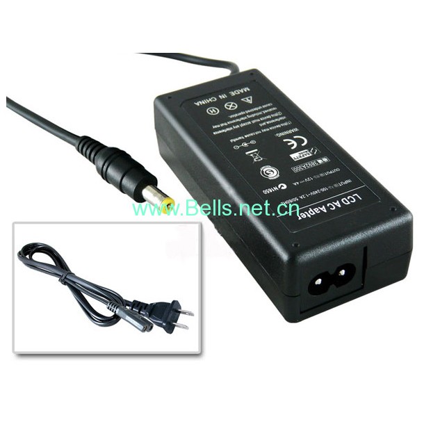 12V 4A AC Power Adapter for LCD Monitor Generic