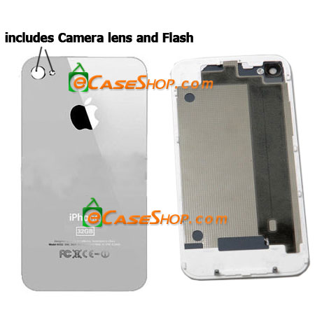 iphone 4 back cover glass. White Glass 32GB iPhone 4 Back