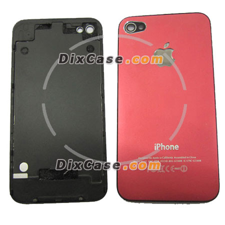 Housing Back Battery Cover for iPhone 4 red