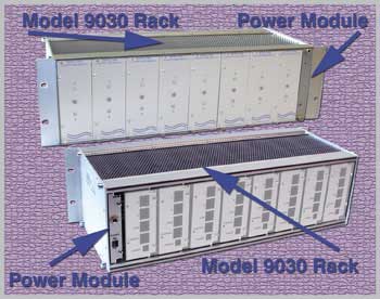 Model 9030 Rack, Power Supply, Cabling