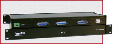 Model 7272 RS-530 A/B Switch, DB25, Contact Remote
