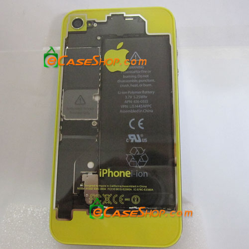 iPhone 4 Rear Case Transparent Yellow