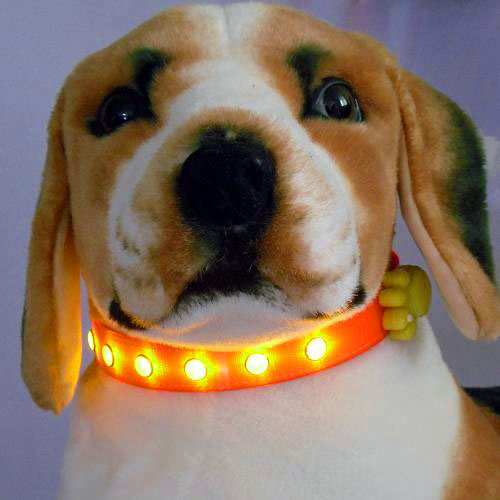 Crystal-Braid-Orange-6-LED-Pet-Collar (1)