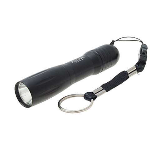 Black-Mini-Portable-Bright-1W-1-LED-Torch-Flashlight