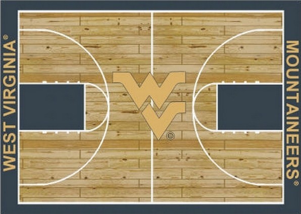 CollegeCourtWestVirginiaMountaineersRug
