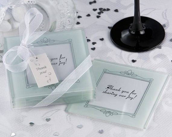 A51001 - Memories Forever Frost Glass Photo Coasters (4)