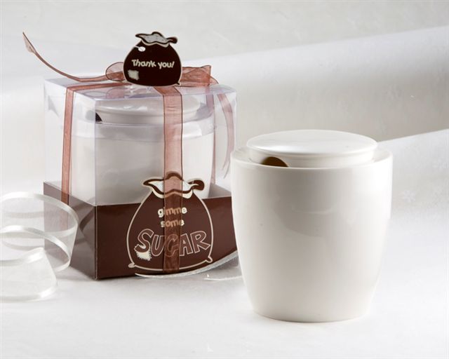 A91004 - Gimme Some Sugar Ceramic Sugar Bowl Favour