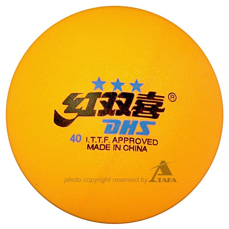 DHS ITTF Approved 3 Star Olympic Games 40mm Table Tennis Balls 6-Pack2