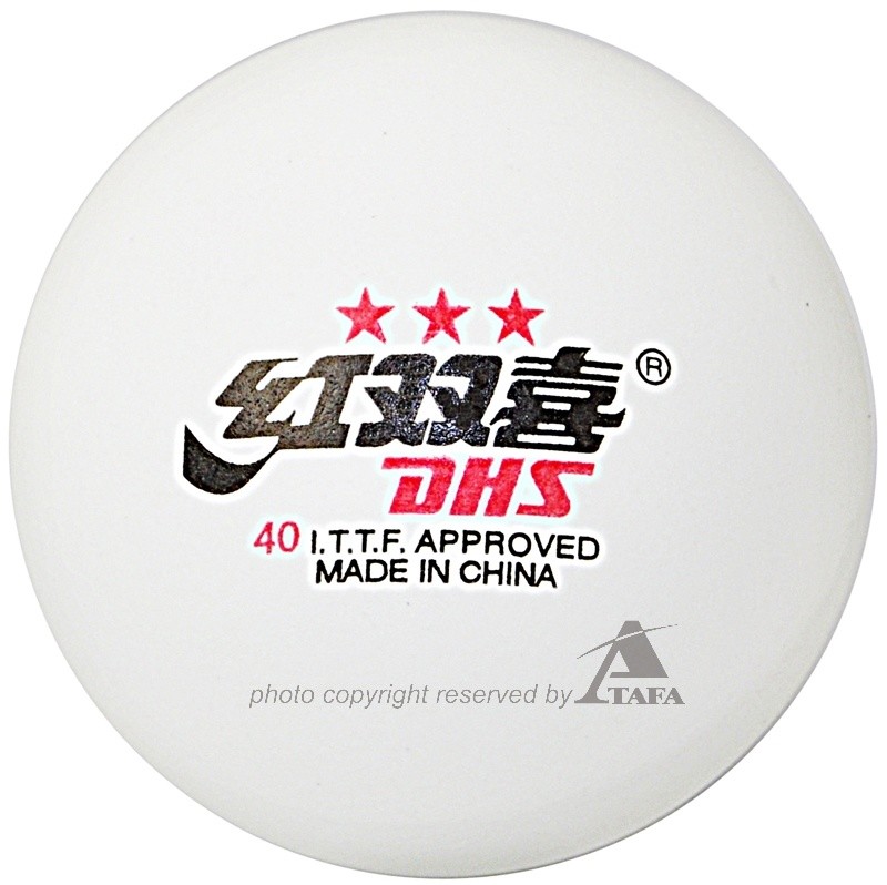 DHS ITTF Approved 3 Star Olympic Games 40mm Table Tennis Balls 6-Pack3