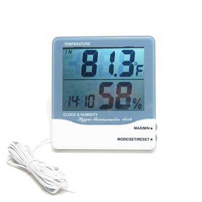 Pretime™ THC03A Digital IndoorOutdoor Thermometer Hygrometer with Clock2