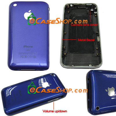 8GB iPhone 3G Replacement Back Cover With bezel