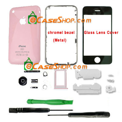 16GB iPhone 3G Housing Replacement Case Baby pink