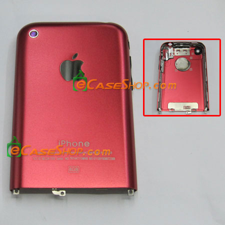 Red 8GB iPhone 2G Replacement Back Cover