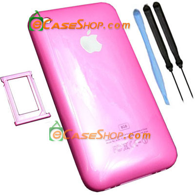 8GB iPhone 3G Rear Panel Back Cover Pink