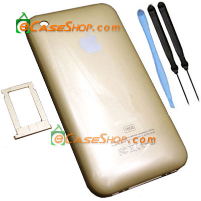 16GB iPhone 3G Back Cover Rear Panel Gold