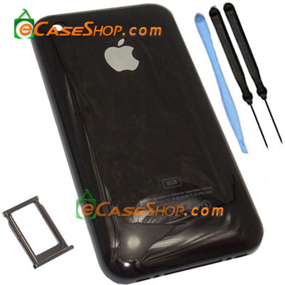 Black iPhone 3G Back Cover For iPhone 3G 8GB