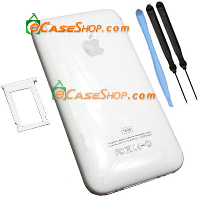 White iPhone 3G Rear Case for 16GB iPhone 3G