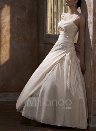 A-line-Beading-Taffeta-Satin-Pongee-Wedding-Dress-20856-1