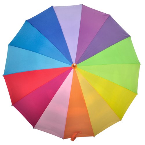 Citymoon 14 Panels Double-Layer Rainbow Waterproof Umbrella2