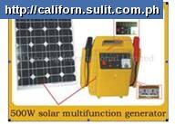 500w solar generator