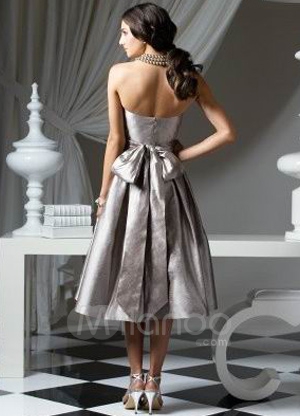 Strapless-Sash-Satin-Bridesmaid-Dress-18663-2