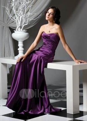 Sweetheart-Strapless-Satin-Bridesmaid-Dress-18673-1