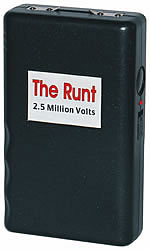 High Voltage RUNT2.5 Million Volt mini stun gun