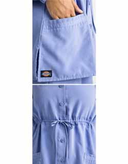 dickies scrubs - DI-C85412LBKL