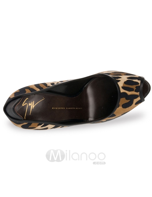 4-High-Heel-Leopard-Peep-Toe-Canvas-Sexy-Shoes-13727-2