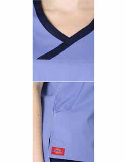 dickies scrubs - DI-C13502LBKL