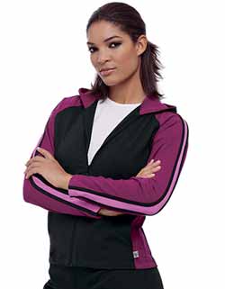 urbane fleece scrub jacket - UR-9524L