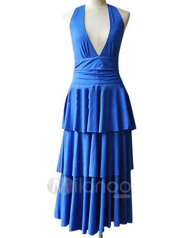 Twilight Bella Swan Blue Prom Dress Cosplay Costume