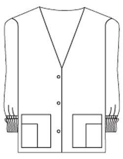 landau print scrub jackets - LA-75350GELPBL