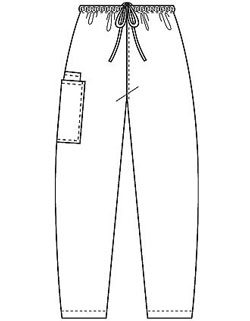 cherokee scrub pants - CH-4100LPBL