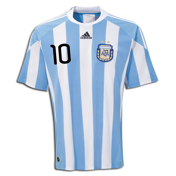 Adidas Argentina 10 Messi Home Jerseys