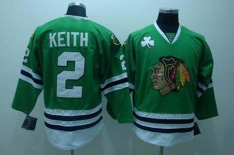 nhl chicago blackhawks #2 keith green