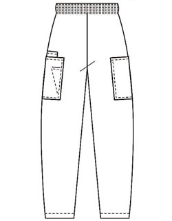 cherokee womens pants - CH-4200TLPBL