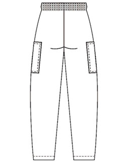 cherokee womens pants - CH-4200TLBKL