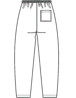 cherokee uniform pants - CH-6001LBKL