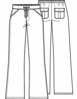 cherokee elastic pants - CH-1134LPBL