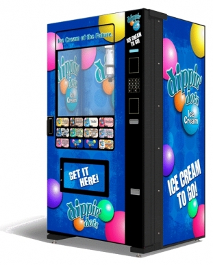 Dippin' Dots Vending Machine  Vending machine design, Vending