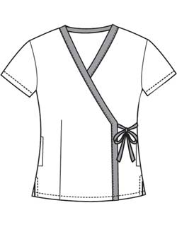 scrub uniform tops - BA-41118TILPBL