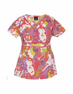 nursing scrub tops - BA-41172WAL