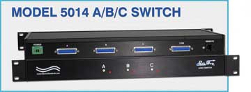 Model 5014 DB25 A/B/C Switch, Contact Closure