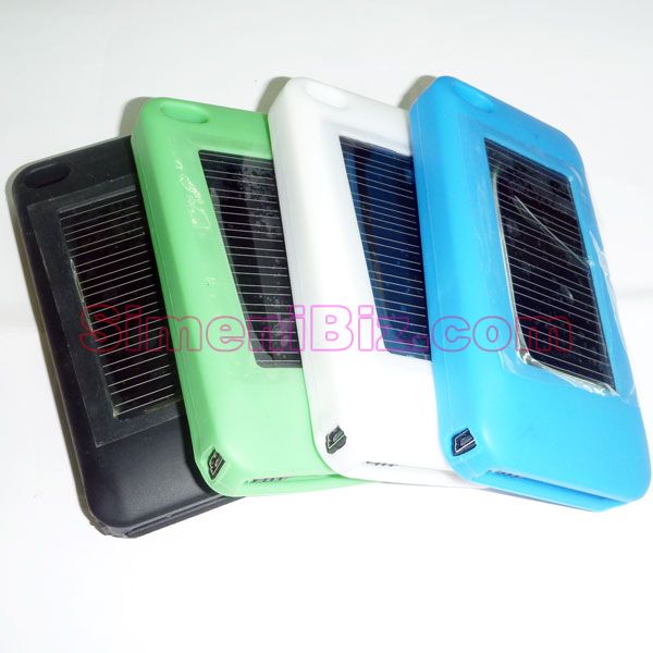 IPHONE 4G mobile phone silicone case solar charger