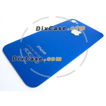 Replacement iPhone 4 Rear Cover Housing Glass Blue
